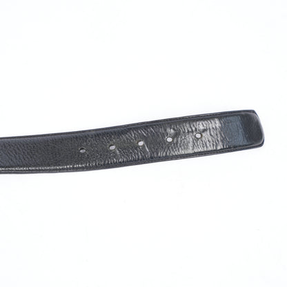 CHROME HEARTS BLACK LEATHER STRAP SZ 36