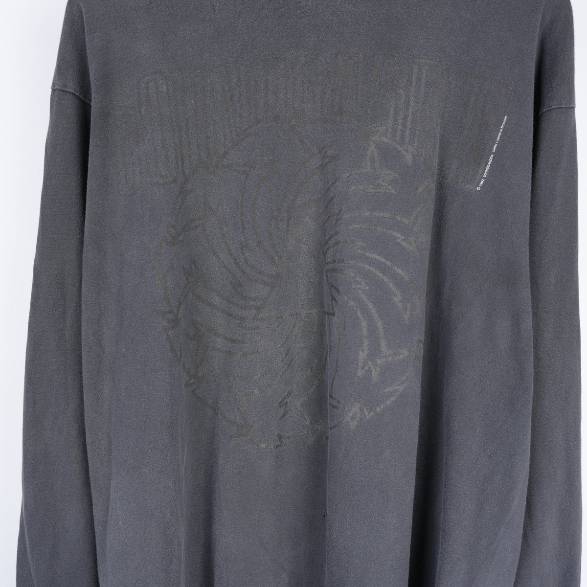 VINTAGE BLACK ON BLACK 2000S SOUNDGARDEN LONG SLEEVE