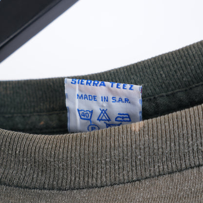 VINTAGE THRASHED FADED CHAOS AD SEPULTERA LONG SLEEVE T-SHIRT