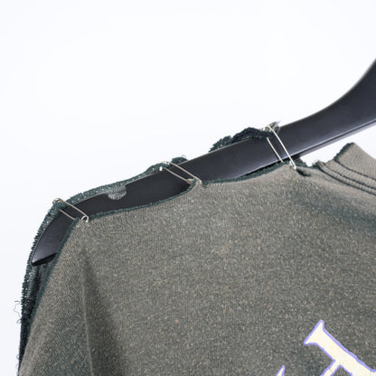 VINTAGE THRASHED FADED CHAOS AD SEPULTERA LONG SLEEVE T-SHIRT