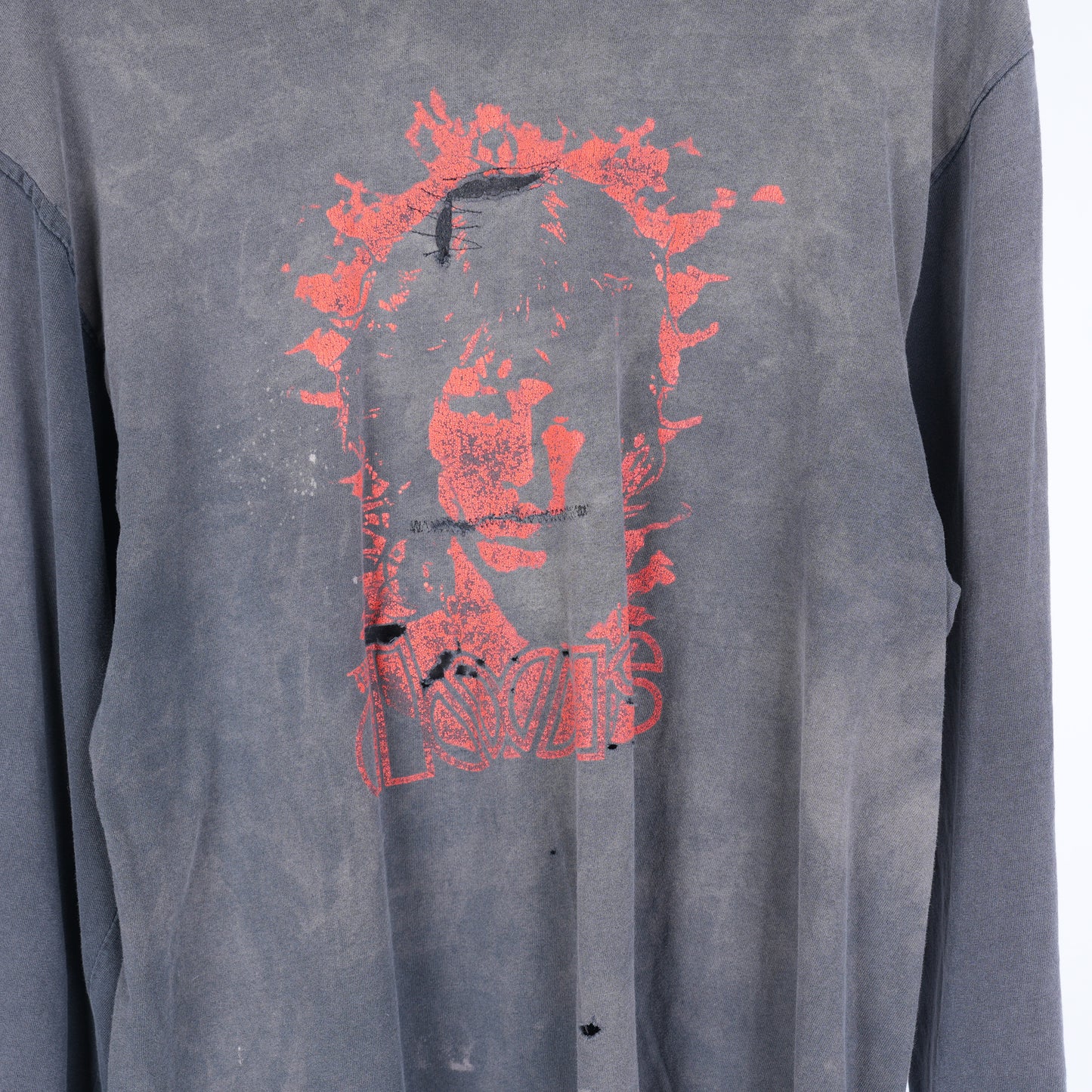 VINTAGE DOORS FADED FLAME LONG SLEEVE T-SHIRT