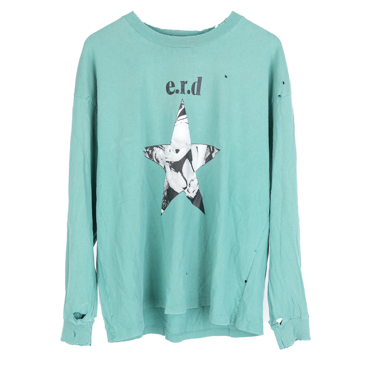 GREEN ERD STAR LONG SLEEVE T-SHIRT