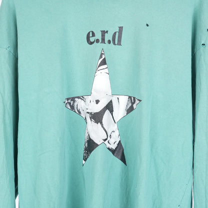 GREEN ERD STAR LONG SLEEVE T-SHIRT