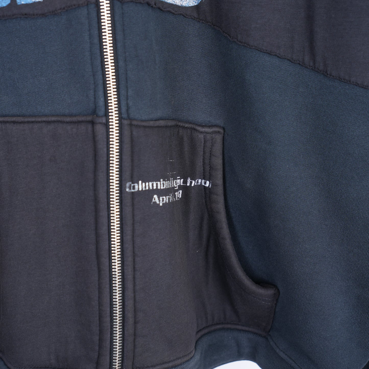 ERD COLUMBINE ASSEMBLAGE ZIP UP HOODIE