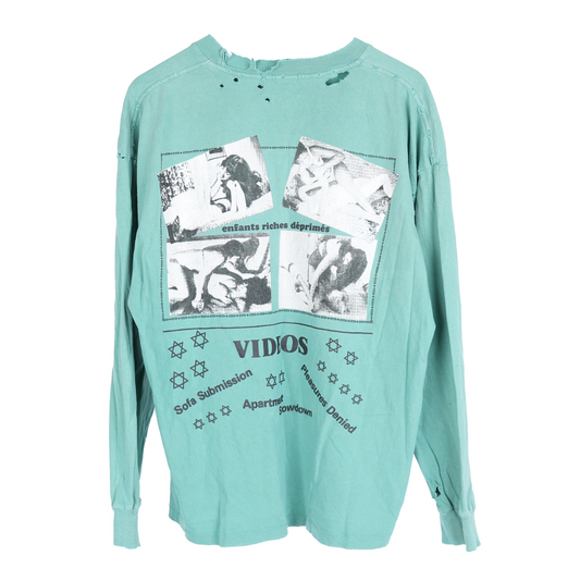 GREEN ERD STAR LONG SLEEVE T-SHIRT