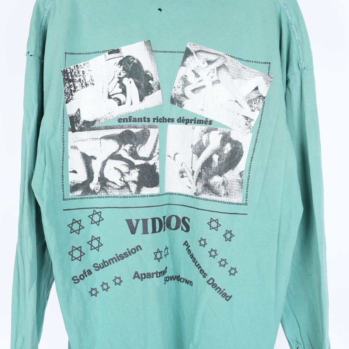 GREEN ERD STAR LONG SLEEVE T-SHIRT