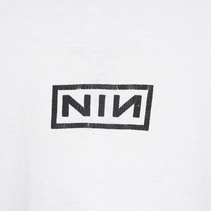 VINTAGE NINE INCH NAILS THRASHED SCREEN PRINT TEE