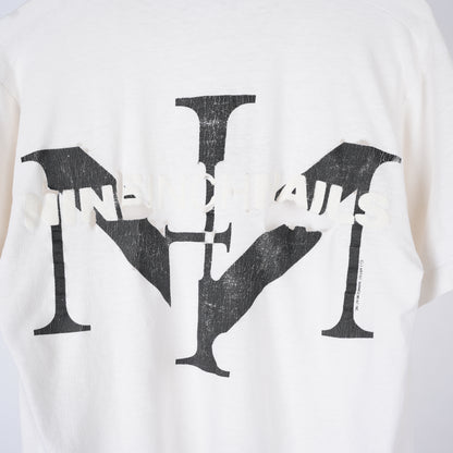VINTAGE NINE INCH NAILS THRASHED SCREEN PRINT TEE