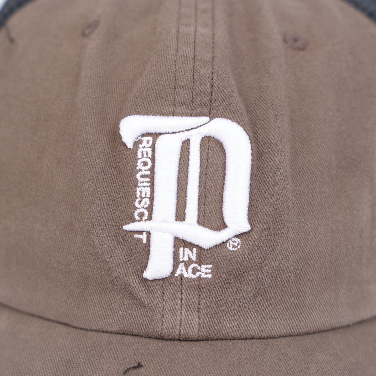 PALY HOLLYWOOD RI'P' BROWN FADED BASEBALL HAT