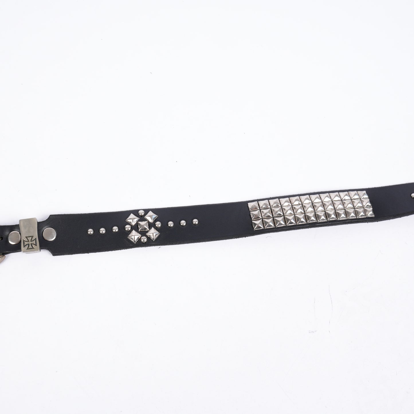 ERD Eagle Iron Cross Studded Leather Belt