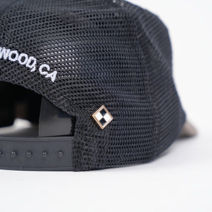PALY HOLLYWOOD RI'P' BROWN FADED BASEBALL HAT