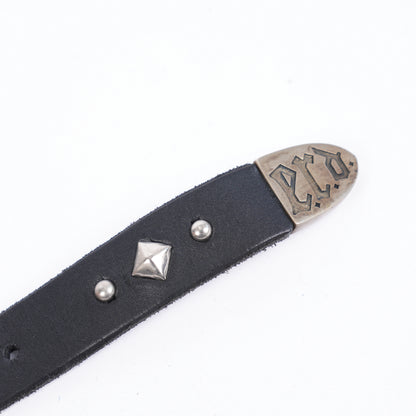 ERD Eagle Iron Cross Studded Leather Belt