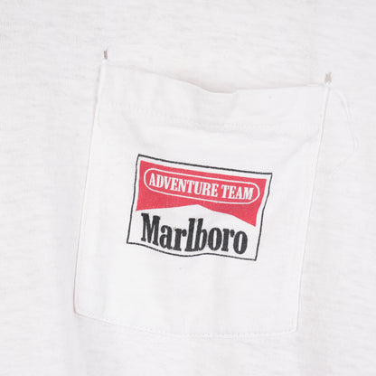VINTAGE WHITE MARLBORO ADVENTURE TEAM TEE