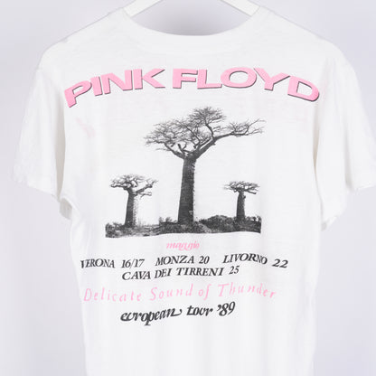 VINTAGE WHITE PINK FLOYD Delicate Sound of Thunder TEE