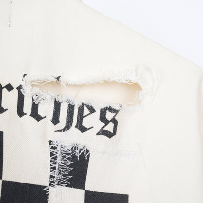 ERD CHESS BOARD DENIM JACKET
