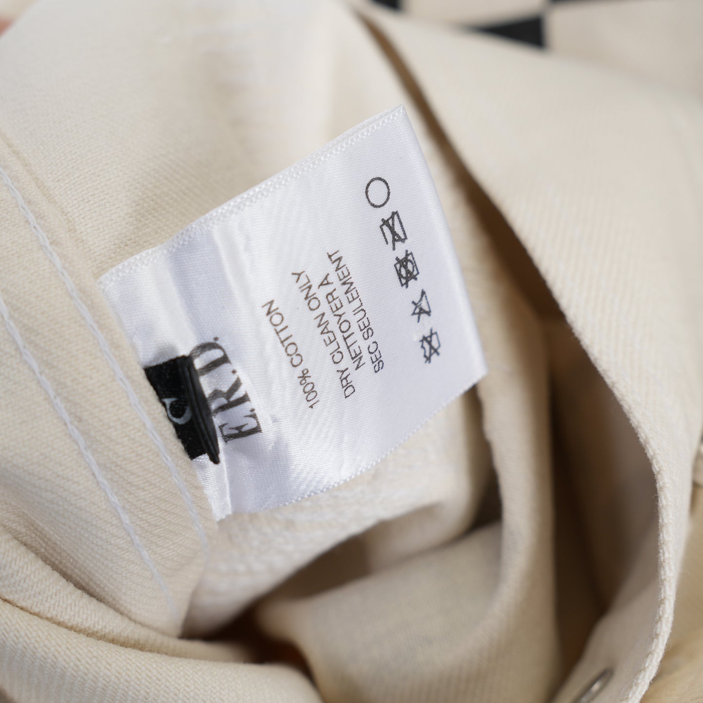 ERD CHESS BOARD DENIM JACKET