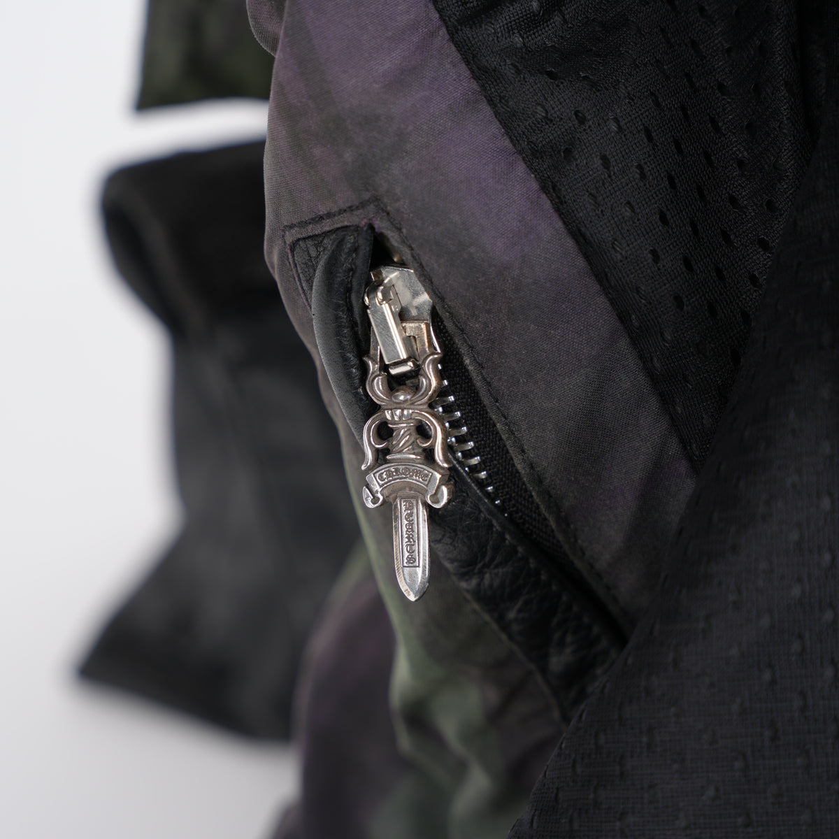 CHROME HEARTS CROSS PATCH PLAID GUNSLINGER MOTO BACKPACK