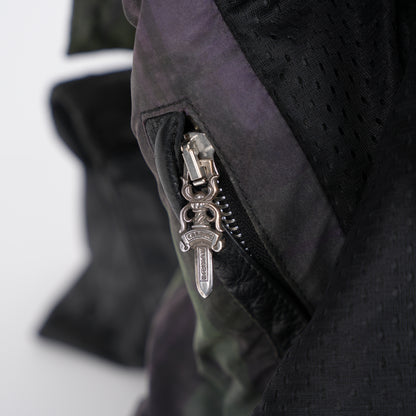CHROME HEARTS CROSS PATCH PLAID GUNSLINGER MOTO BACKPACK