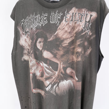 VINTAGE CRADLE OF FILTH TOTAL FUCKING DARKNESS CUTOFF TEE