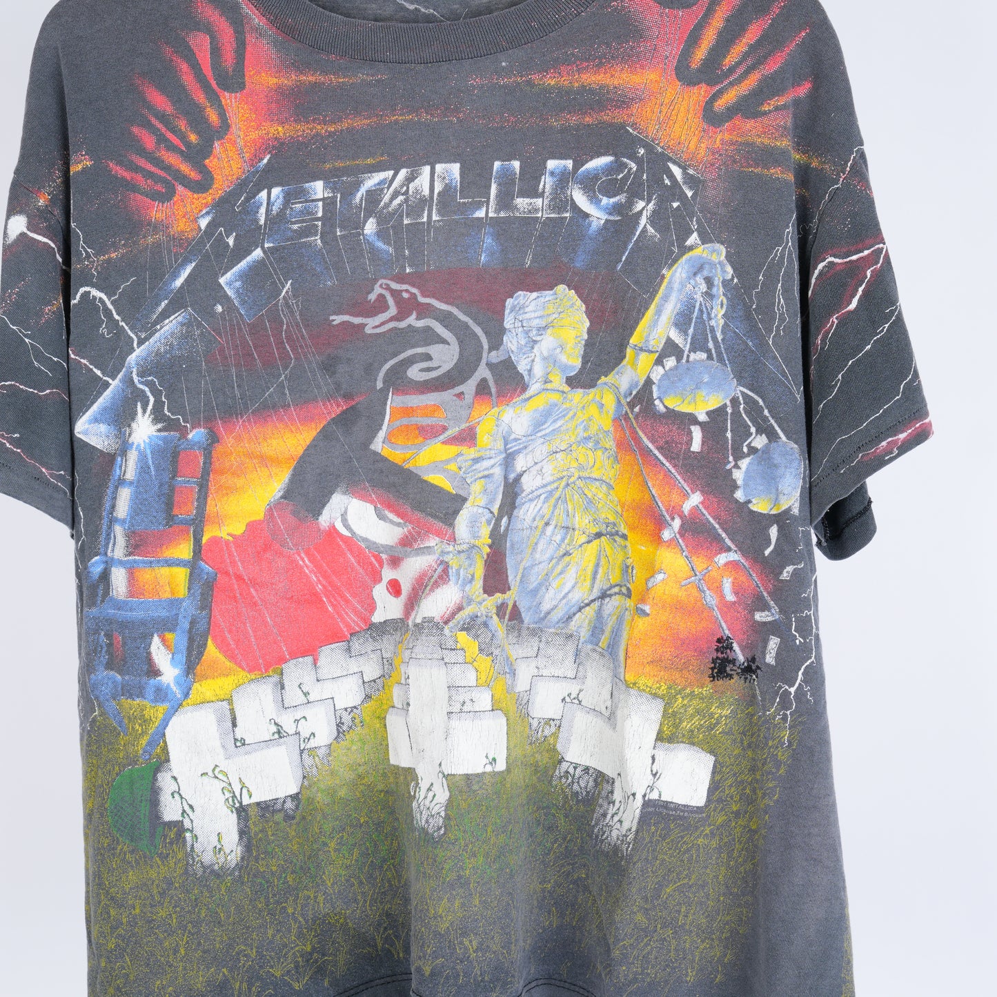 VINTAGE THRASHED METALLICA TEE