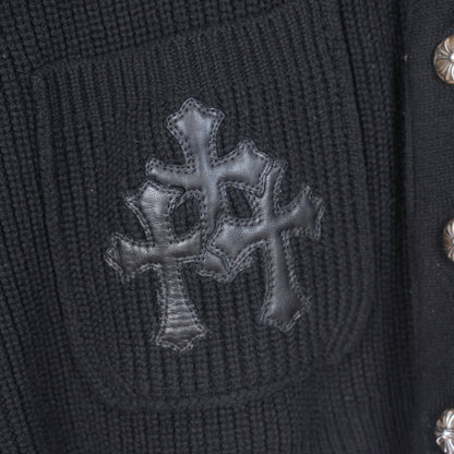 CHROME HEARTS CROSS PATCH CASHMERE SWEATER
