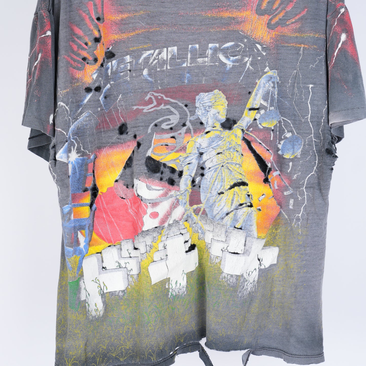 VINTAGE THRASHED METALLICA TEE