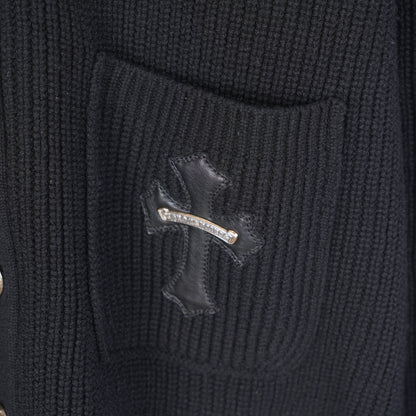 CHROME HEARTS CROSS PATCH CASHMERE SWEATER