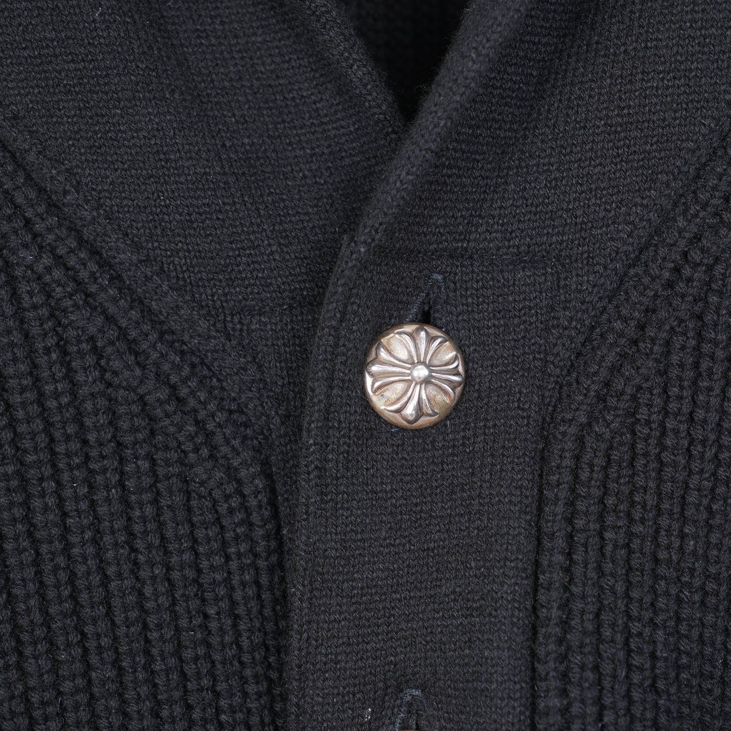 CHROME HEARTS CROSS PATCH CASHMERE SWEATER