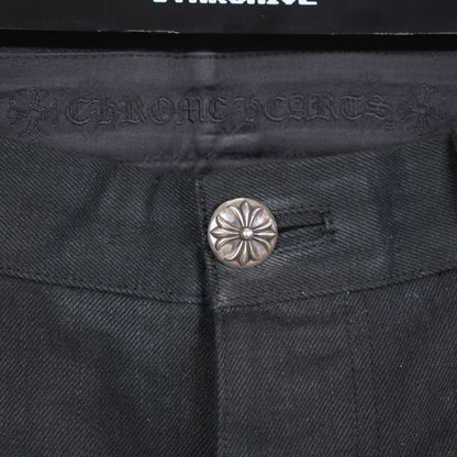 CHROME HEARTS RS CUT BLACK DENIM