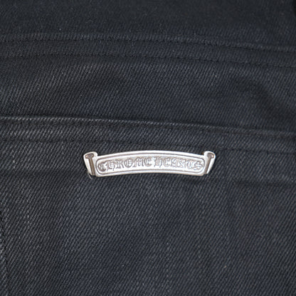 CHROME HEARTS RS CUT BLACK DENIM