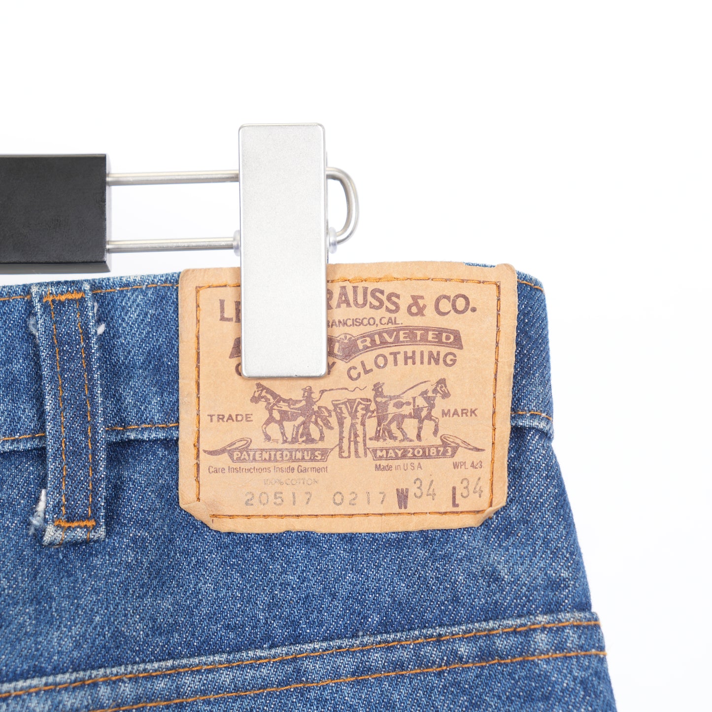 CHROME HEARTS PATCH BLUE LEVIS 517