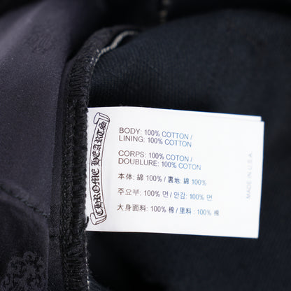 CHROME HEARTS RS CUT BLACK DENIM