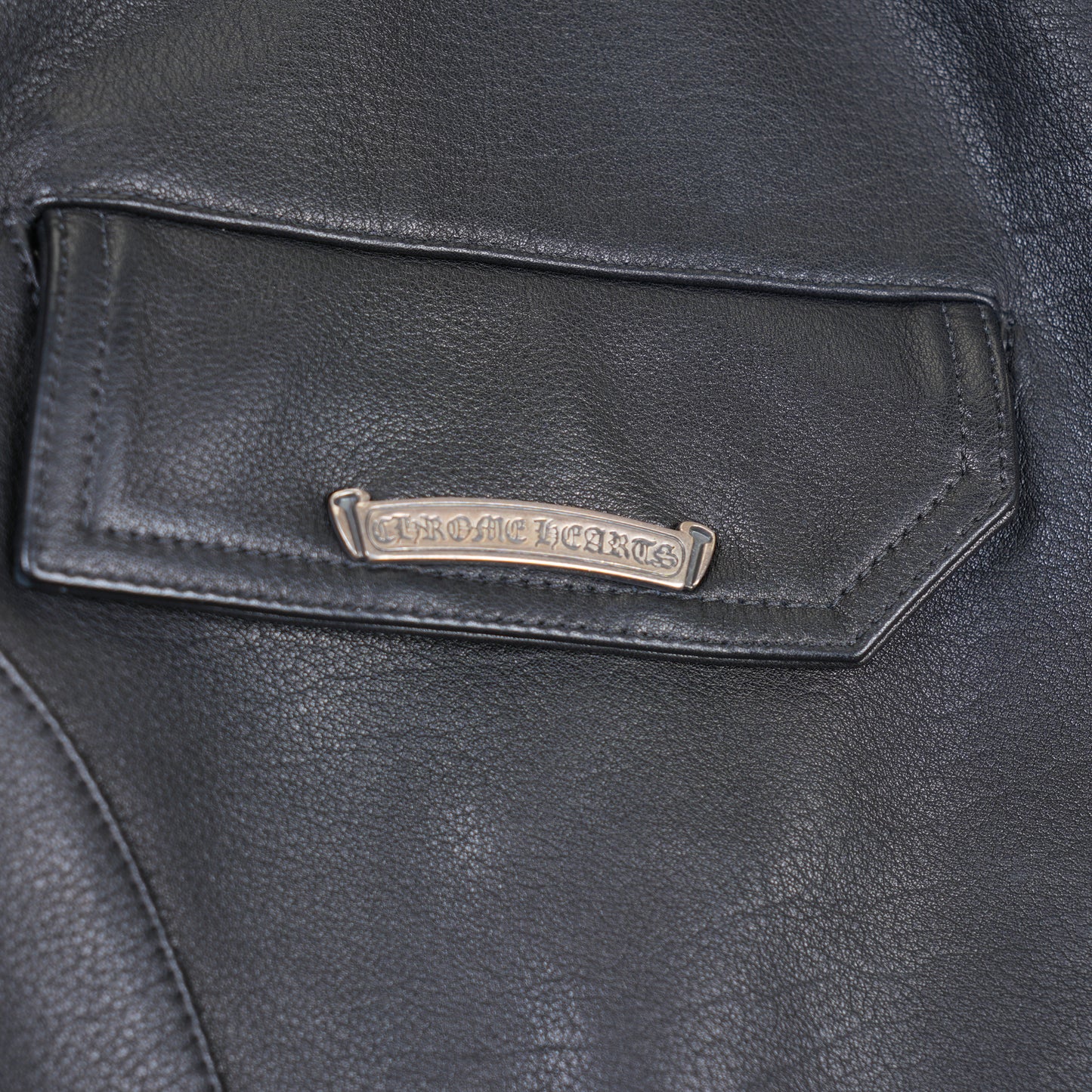 Chrome Hearts DEVIL DOG Leather CARGO PANTS