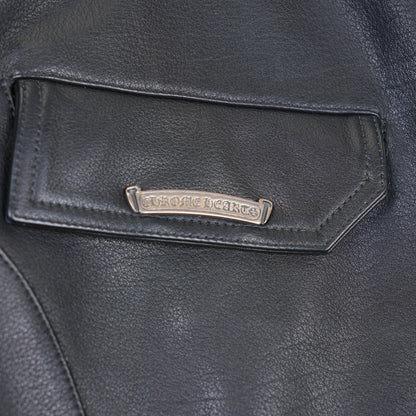 Chrome Hearts DEVIL DOG Leather CARGO PANTS