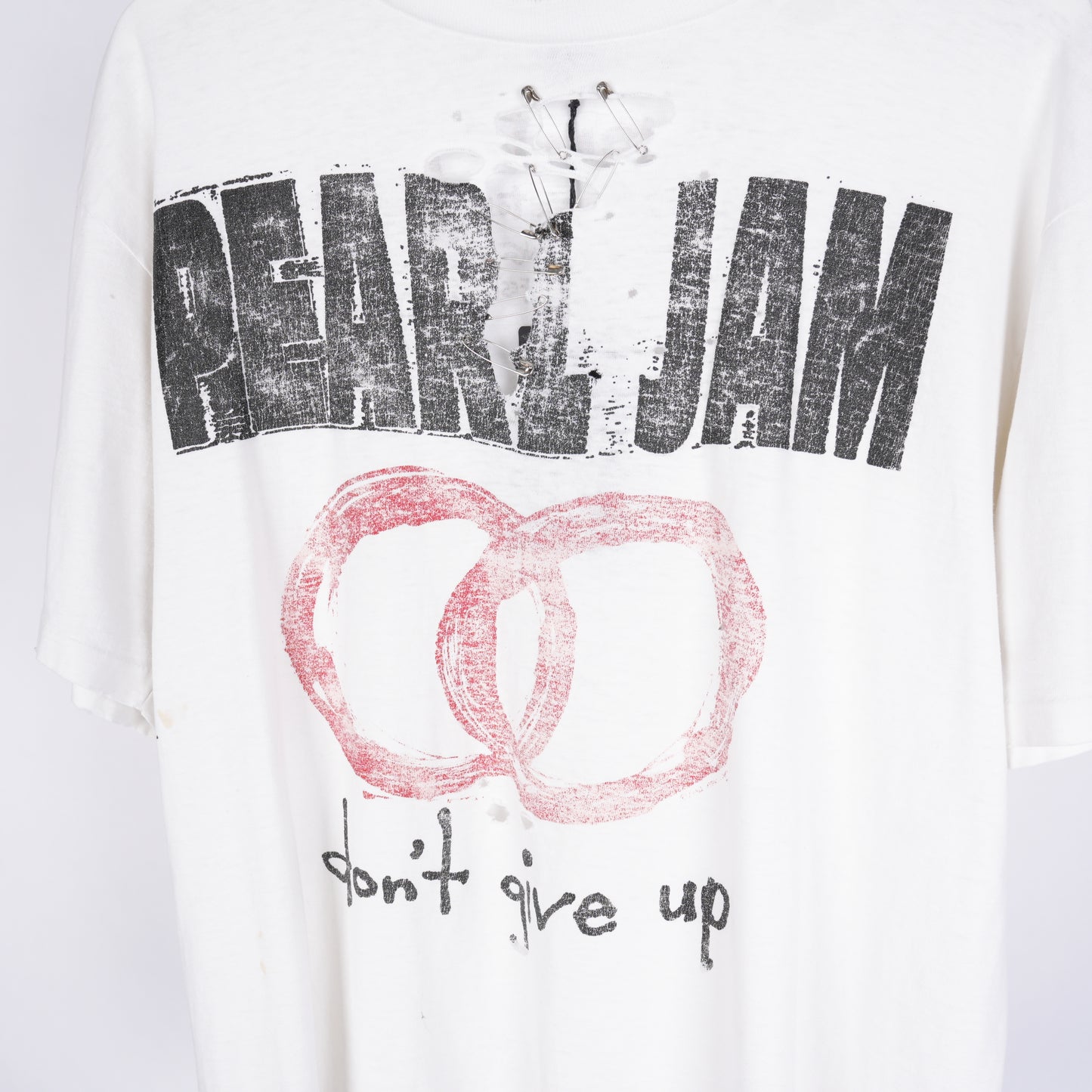 VINTAGE THRASHED PEARL JAM DON'T GIVE UP TEE