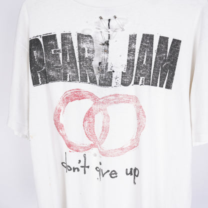 VINTAGE THRASHED PEARL JAM DON'T GIVE UP TEE
