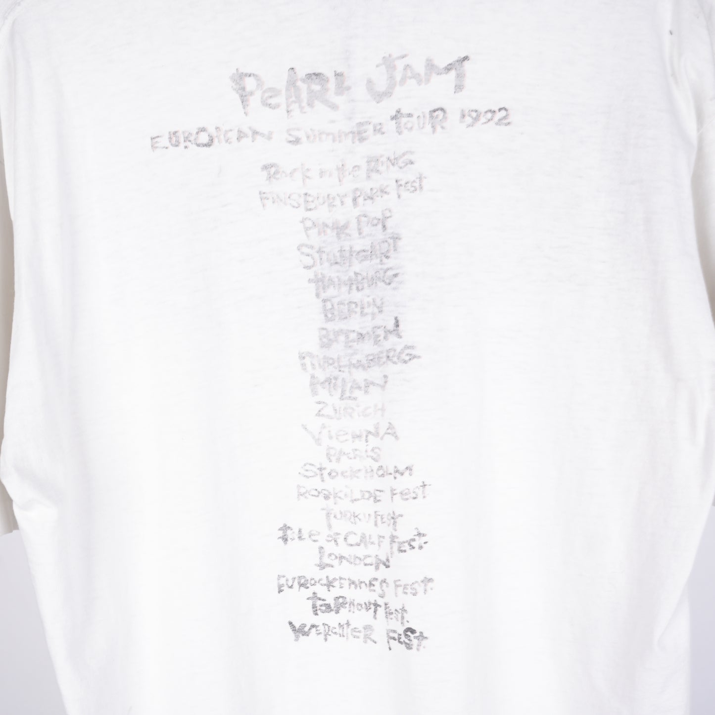 VINTAGE THRASHED PEARL JAM DON'T GIVE UP TEE