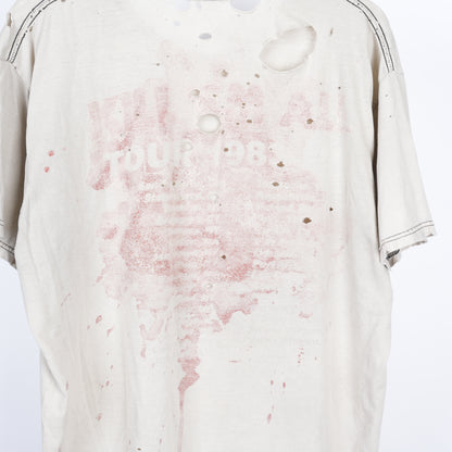 VINTAGE WHITE METALLICA TEE