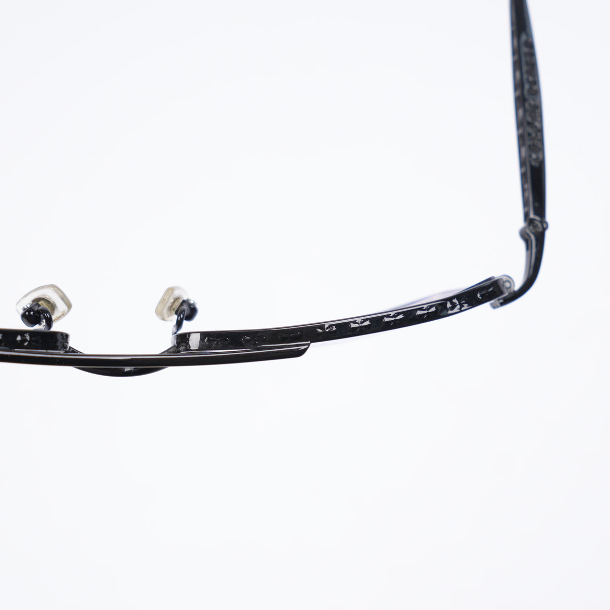 CHROME HEARTS BLACK JOHNSON GLASSES