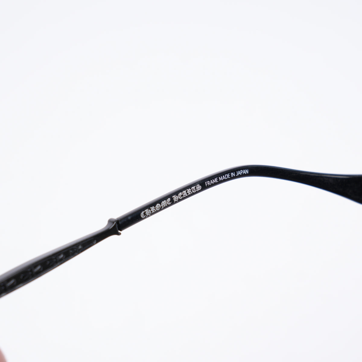 CHROME HEARTS BLACK JOHNSON GLASSES