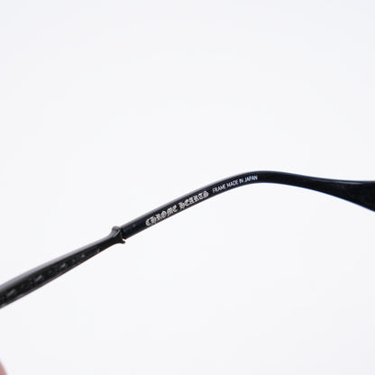 CHROME HEARTS BLACK JOHNSON GLASSES