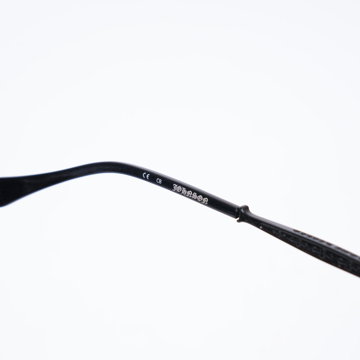 CHROME HEARTS BLACK JOHNSON GLASSES