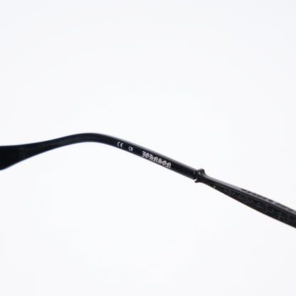 CHROME HEARTS BLACK JOHNSON GLASSES