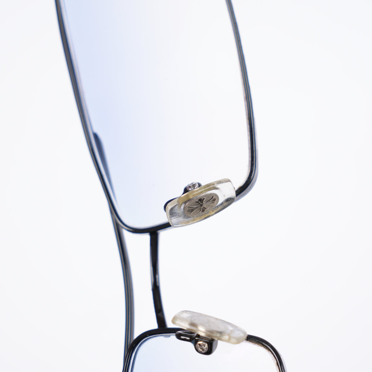 CHROME HEARTS BLACK JOHNSON GLASSES
