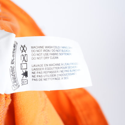 CHROME HEARTS VIRGIL ABLOH ORANGE/BLACK PATCH LEVI'S DENIM PANTS