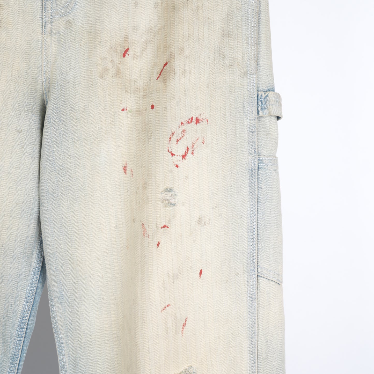 ERD BLOOD SPLATTER CARPENTER PANTS