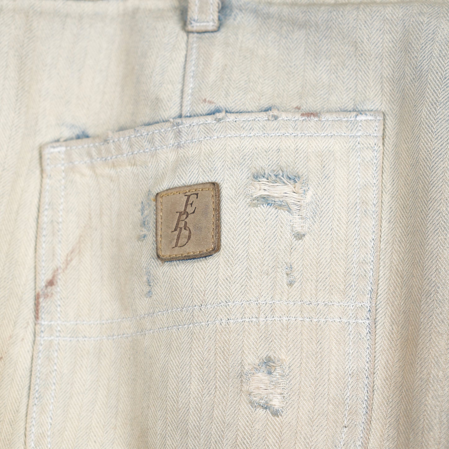 ERD BLOOD SPLATTER CARPENTER PANTS