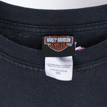 VINTAGE HARLEY DAVIDSON FLAME POCKET LONG SLEEVE