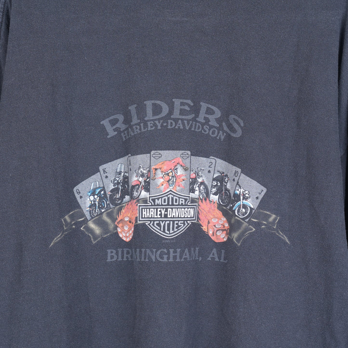 VINTAGE HARLEY DAVIDSON FLAME POCKET LONG SLEEVE