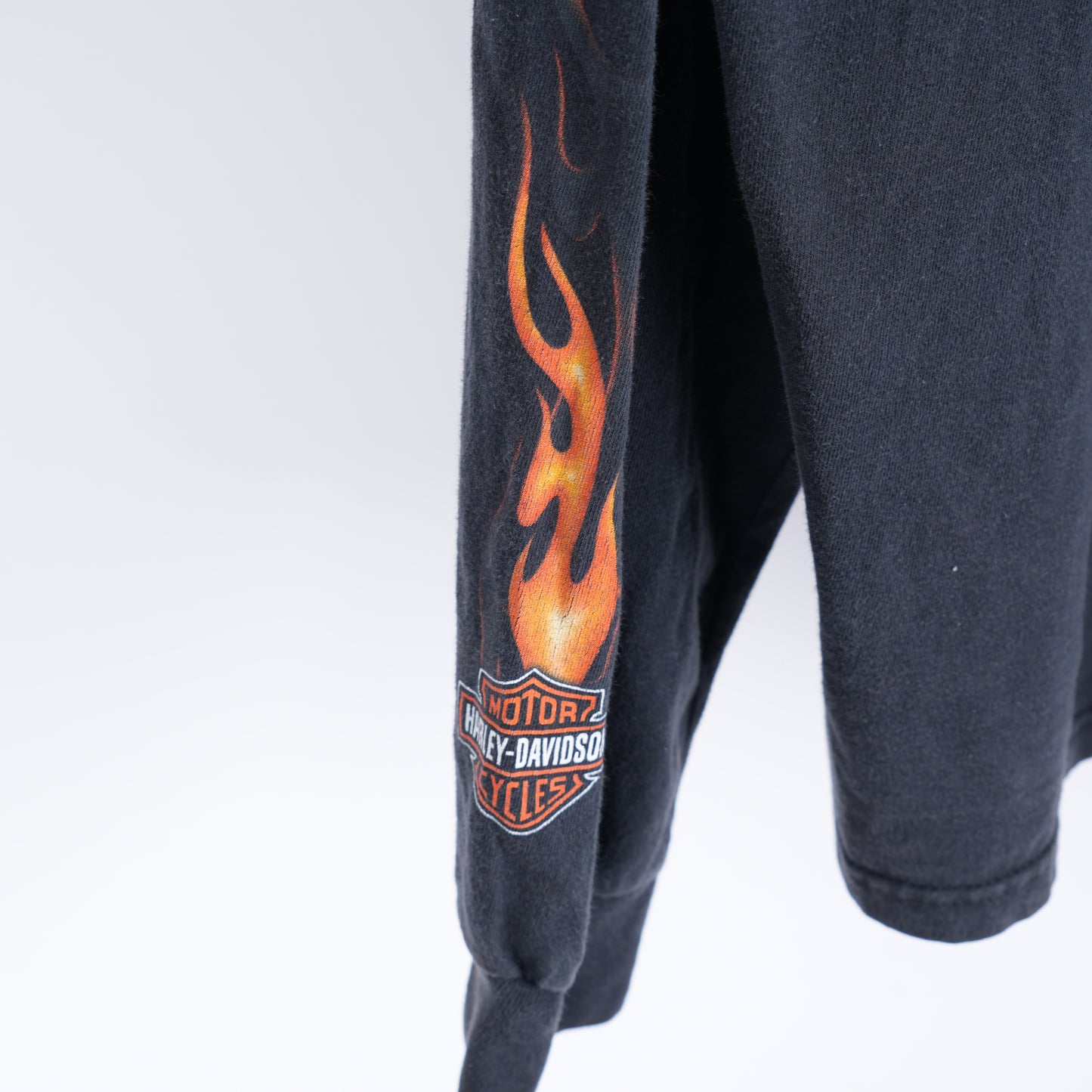 VINTAGE HARLEY DAVIDSON FLAME POCKET LONG SLEEVE